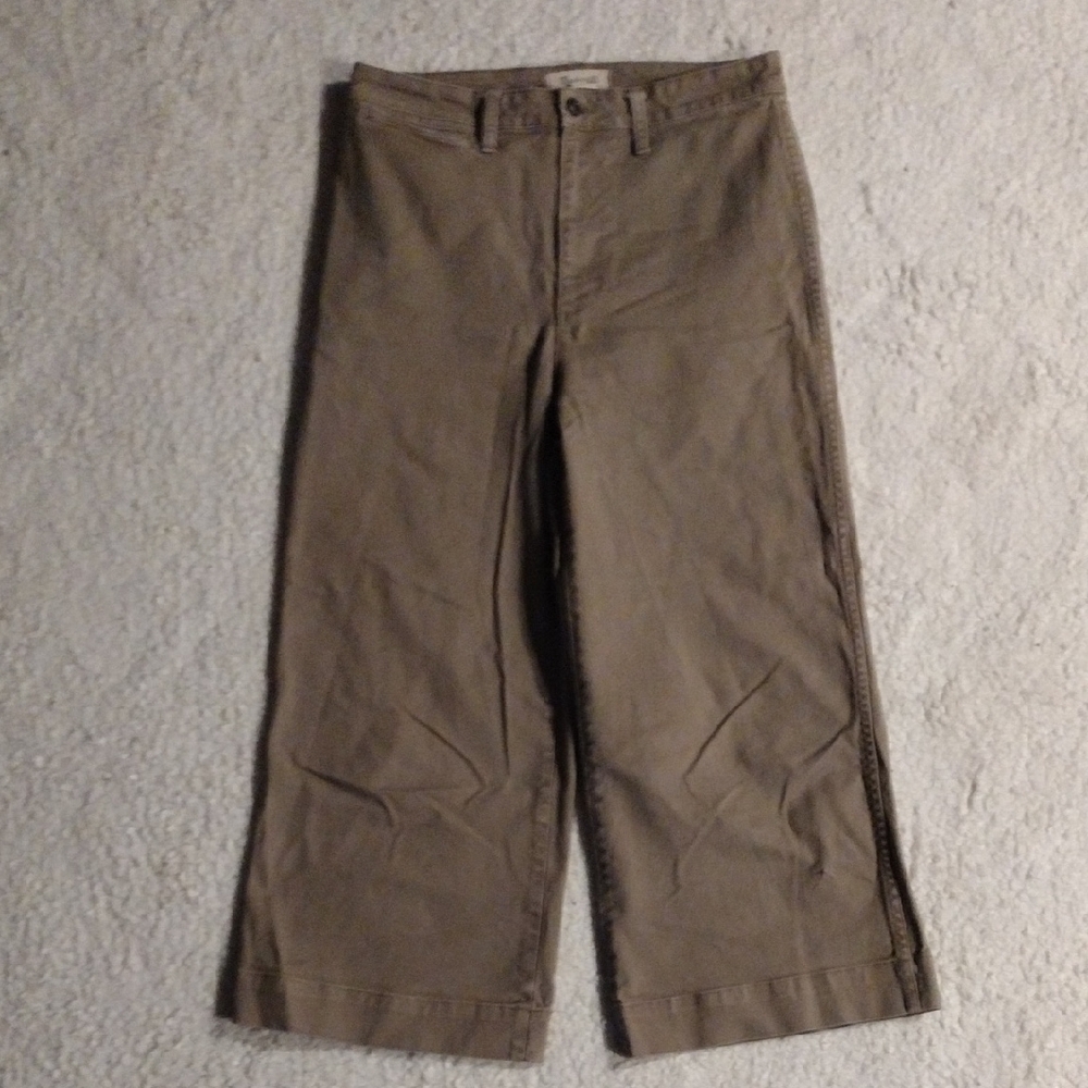 Madewell Size 30 Classic Brown Chinos Baggy Oversized Relaxed Wide Fit